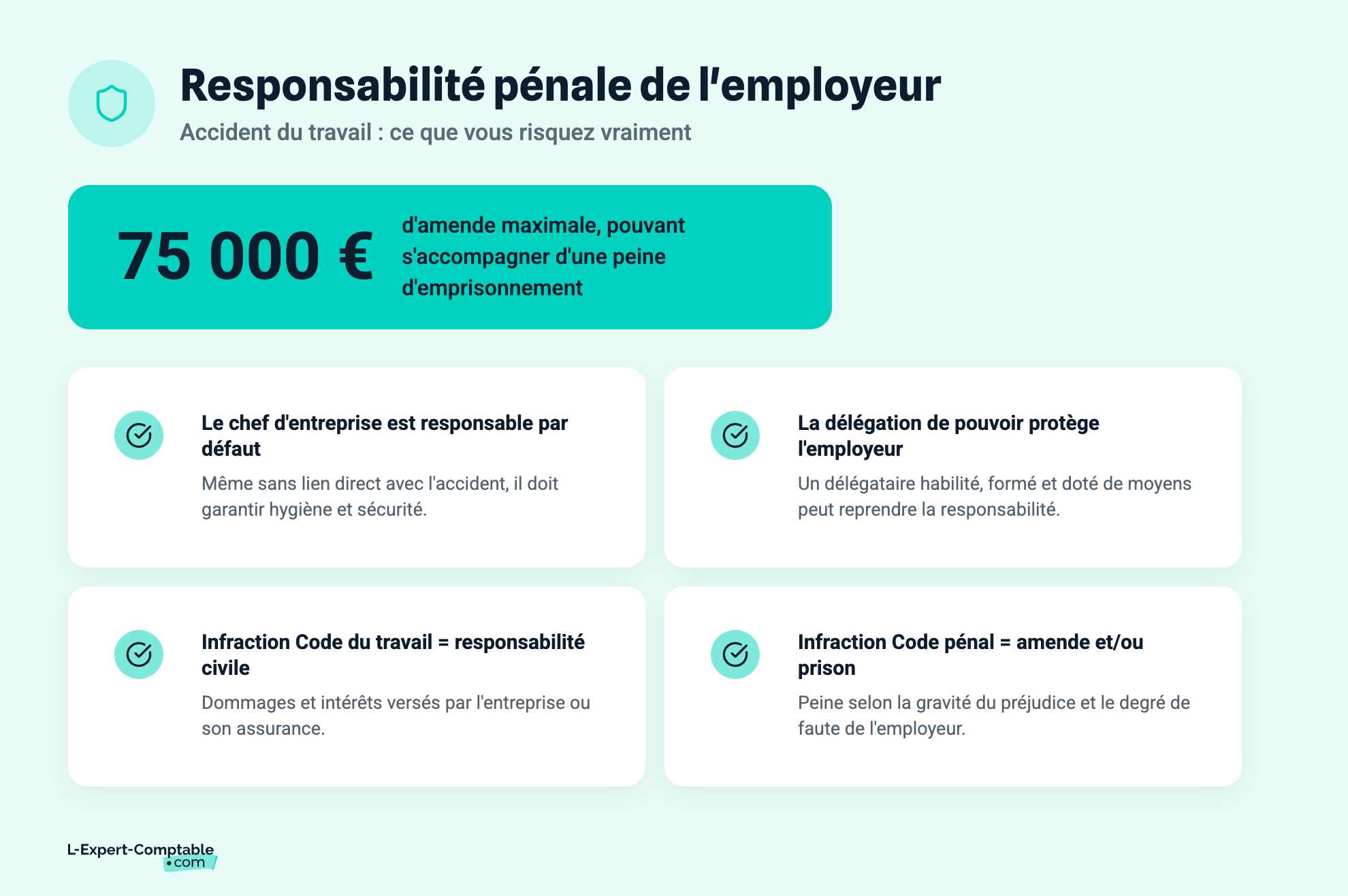 Responsabilité pénale de l'employeur